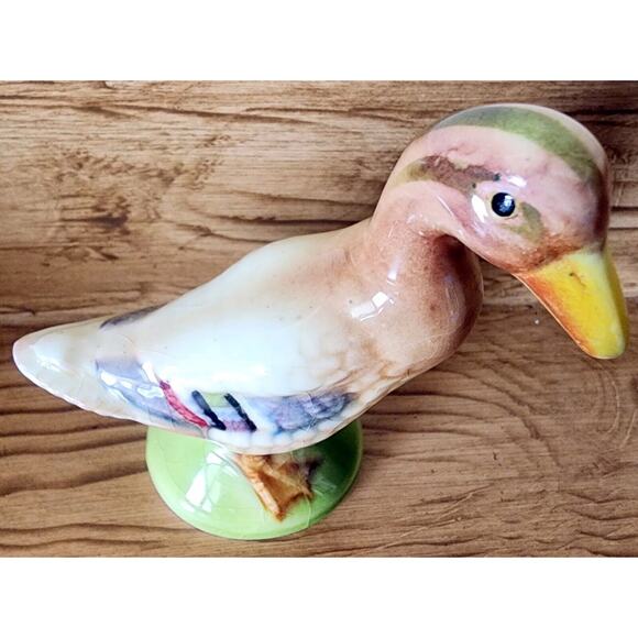 Vintage Mallard Duck Female Single Salt or Pepper Shaker 4” Japan - Picture 6 of 14